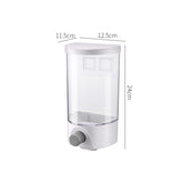 Wall-Mounted Miscellaneous Grain Storage Box Kitchen Large-Capacity Push-Type Sealed Tank, Medium, Large